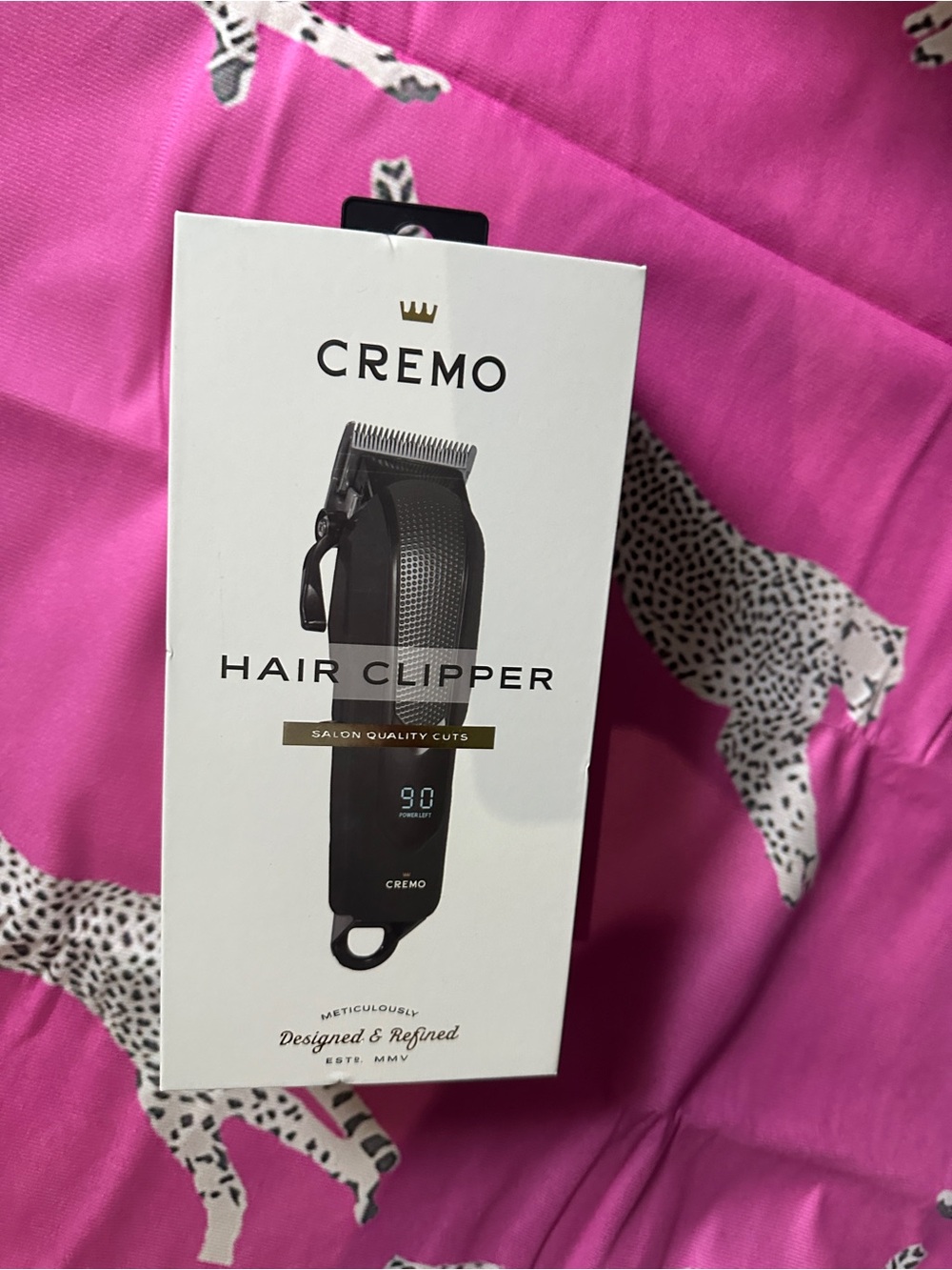 Cremo Black Hair Clipper – Professional Men's Grooming